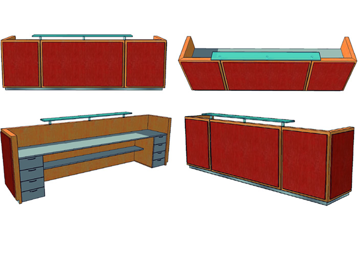 Mueble de Recepción Reciclado