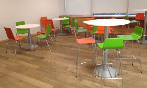 Comedor Edificio IBERA de Experta ART en el Barrio de Belgrano